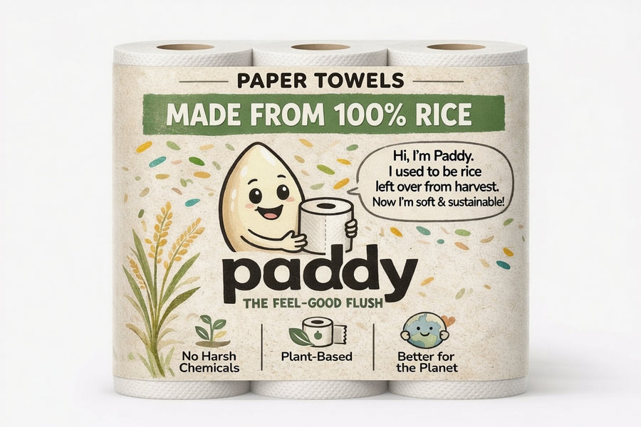 Kitchen Paper Towels Made From 100% Rice